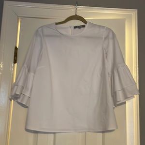 EUC Marled Reunited Clothing White Blouse